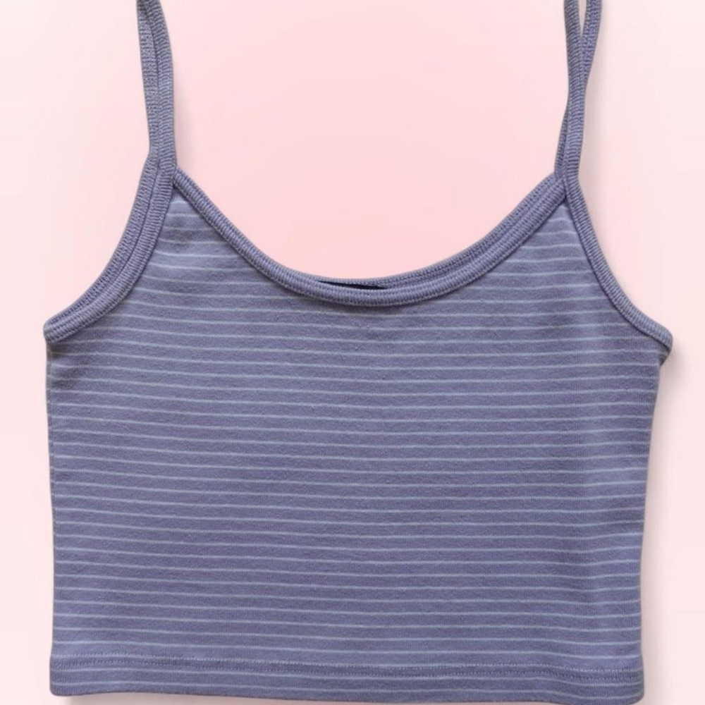 Limited Edition Brandy Melville Striped Purple Tank Top